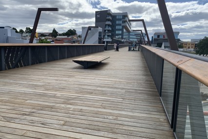 Elevated Walkway gets Durable Corrosion Protection