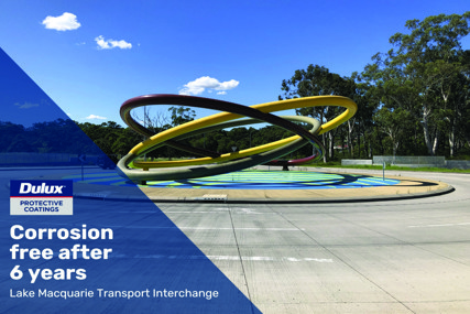 High traffic steel rings corrosion free after 6 years