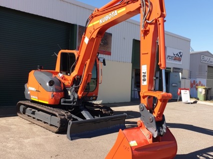 Kubota Excavator Repaint, WA